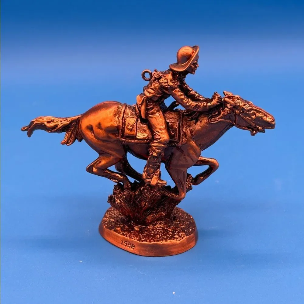 Hallmark Keepsake 1998 Pony Express Rider The Old West #1 Christmas Ornament EUC